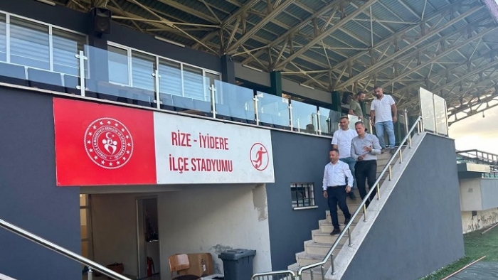 İyidere Spor Kompleksi’nde çalışmalar yüzde 90 tamamlandı