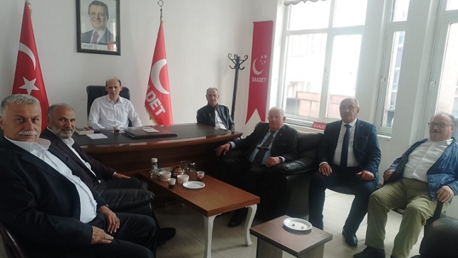 CHP Heyetinden Saadet Partisi’ne Bayram Ziyareti