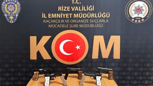 Rize’de Ruhsatsız Silah Operasyonu: 25 Şahıs Hakkında İşlem Yapıldı