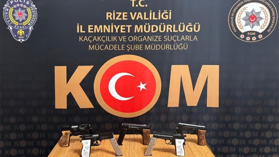 Rize’de Ruhsatsız Silah Operasyonu: 25 Şahıs Hakkında İşlem Yapıldı