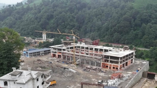 Rize İl Özel İdaresi Çorapçılar Yerleşkesi Projesinde Çalışmalar %60 Seviyesinde