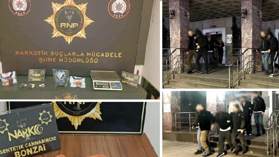 Rize’de Narkotik Operasyonu: 10 Kişi Tutuklandı