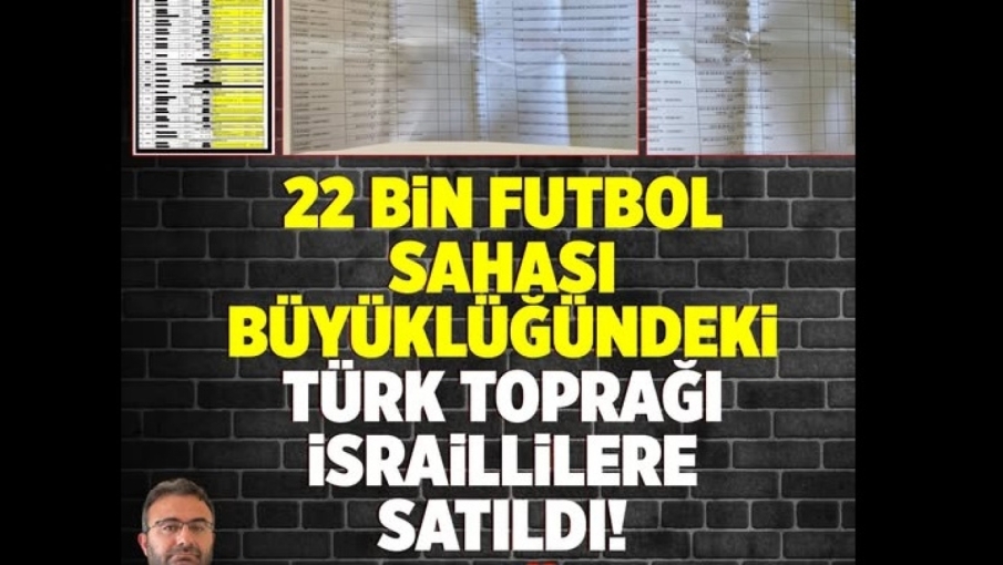 KKTC’de “22 Bin Futbol Sahası Büyüklüğünde Toprak İsrail’e Satıldı