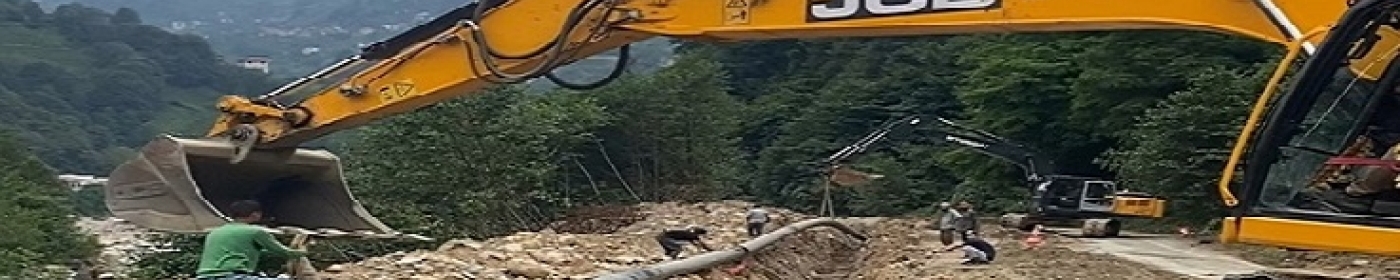 GÜNEYSU İÇMESUYU PROJESİ'NDE İLK KAZMA VURULDU